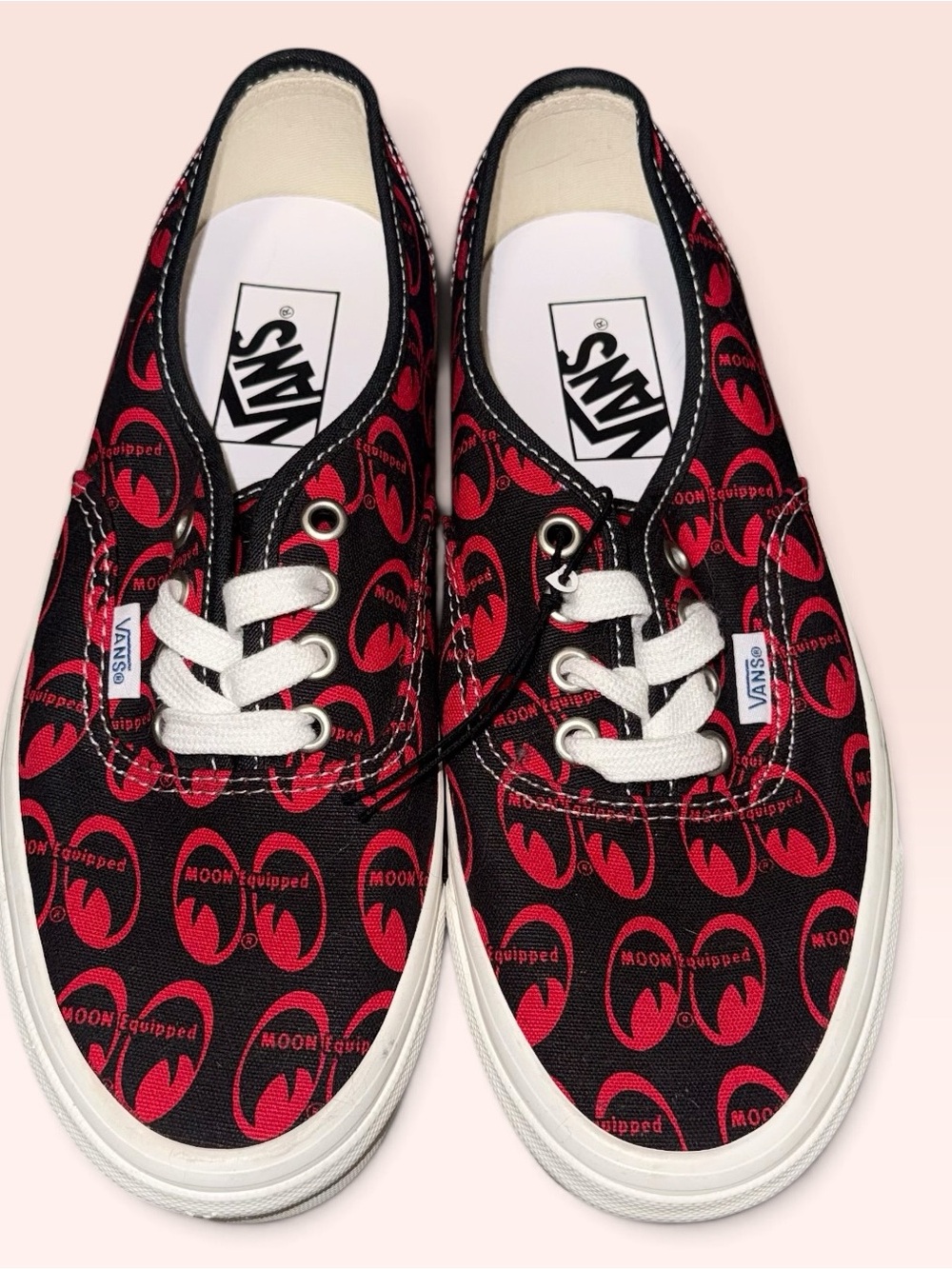 Vans Authentic Mooneyes x Vans Authentic 44 DX Anaheim Factory Black Red 6M/7.5W